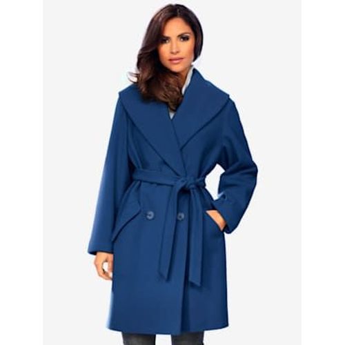 Veste En Laine - Ashley Brooke - Bleu Roi