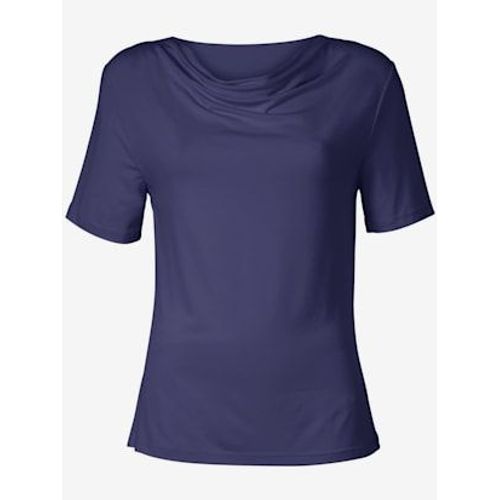 T-Shirt Féminin Élégant Col Bénitier - - Mûre