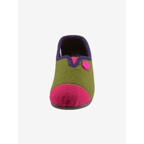 Chaussons Landgraf Avec Intérieur En Coton Landgraf Vert