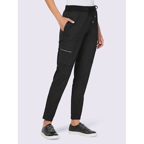 Pantalon En Jersey Style Jogging Tendance - Rick Cardona - Noir