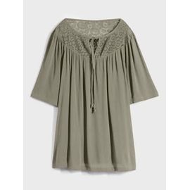 Tunique Viscose (Ecovero) - - Kaki