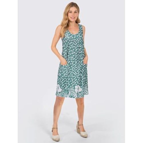 Robe De Loisirs Viscose Douce Et Fluide - - Jade À Motifs