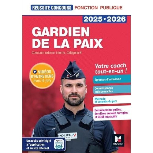 Gardien De La Paix - Concours Externe, Interne, Catégorie B