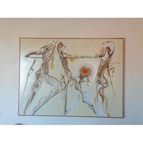 Tableau Peinture "Dance Tribale" De L"Artiste Kooré