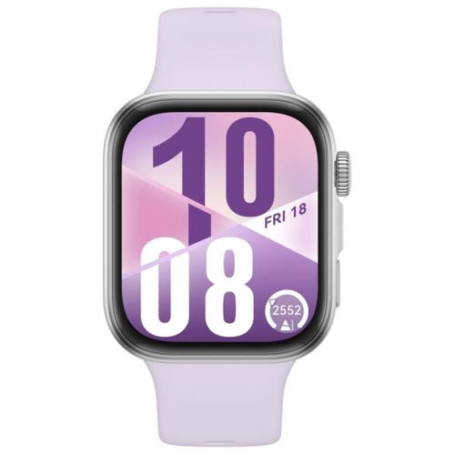 Montre Connectée Huawei Watch Fit 4 Bluetooth Gris Avec Bracelet En Fluoroélastomère Violet