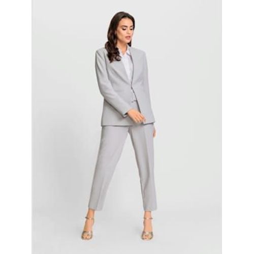 Tailleur Pantalon Avec Viscose - Ashley Brooke - Gris Clair