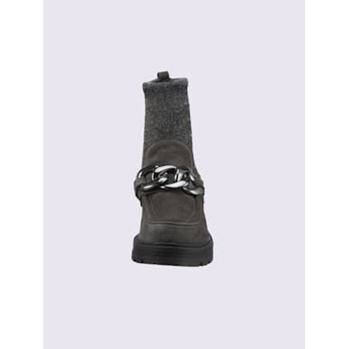 Bottines De Fabrication Espagnole - - Gris - 39