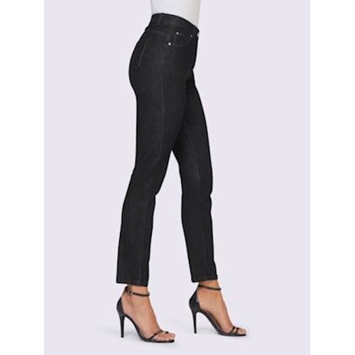 Jean 7/8 Coupe Affinante - Ashley Brooke - Noir Denim