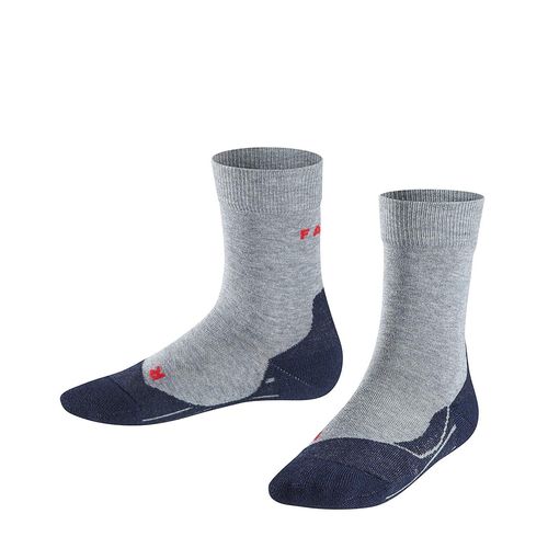 Falke - Falke Ru4 Kids - Chaussettes De Running Taille 35-38, Gris