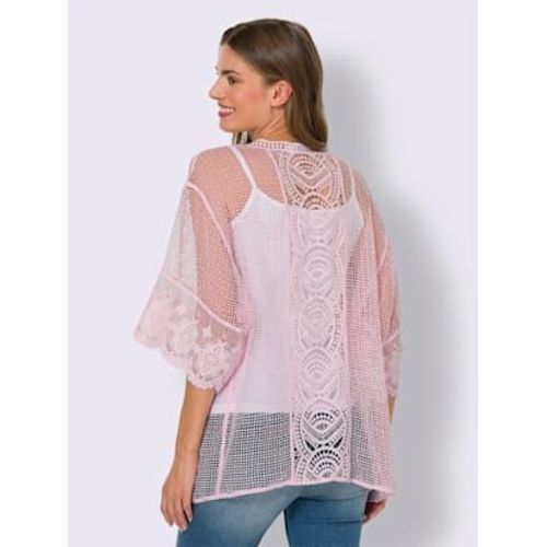 Veste Légère Dentelle Originale - Linea Tesini - Rose Clair