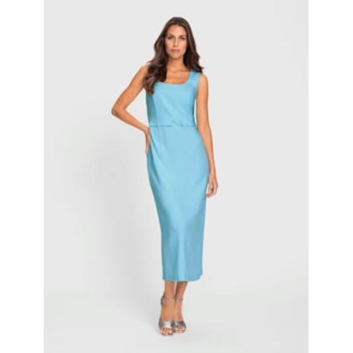 Robe De Cocktail Coupe Extra-Longue Tendance - Ashley Brooke - Vert D'eau