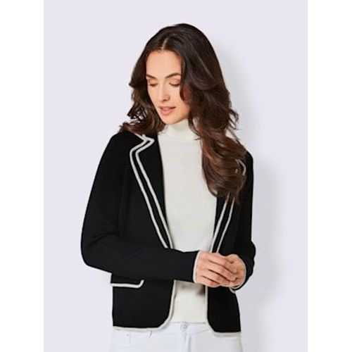 Veste En Tricot Pure Laine Mérinos - Creation L Premium - Noir