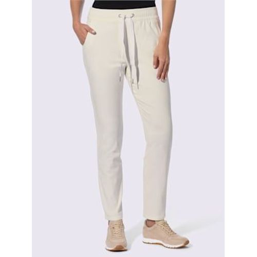 Pantalon De Jogging Imitation Velours Côtelé - Linea Tesini - Écru