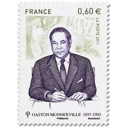 Gaston Monnerville Homme Politique Année 2011 N° 4628 Yvert Et Tellier Luxe
