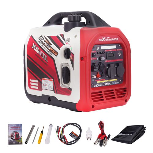 Groupe électrogène Inverter 3.5kw 230v Générateur Essence Bluetooth Silencieux Portable pour Camping car