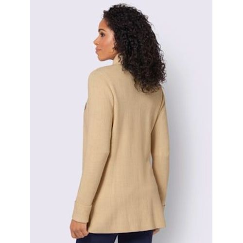 Veste Longue En Tricot 50% Viscose - Collection L - Couleur Ivoire