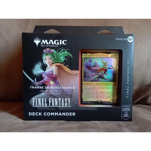 Magic The Gathering Final Fantasy Deck Commander Terra Transe De Renaissance