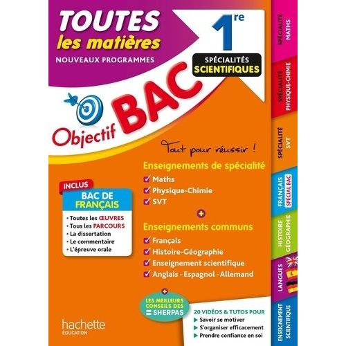 1re Spécialités Scientifiques Toutes Les Matières