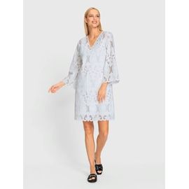 Robe En Dentelle Dentelle Florale Ajourée - Rick Cardona - Blanc