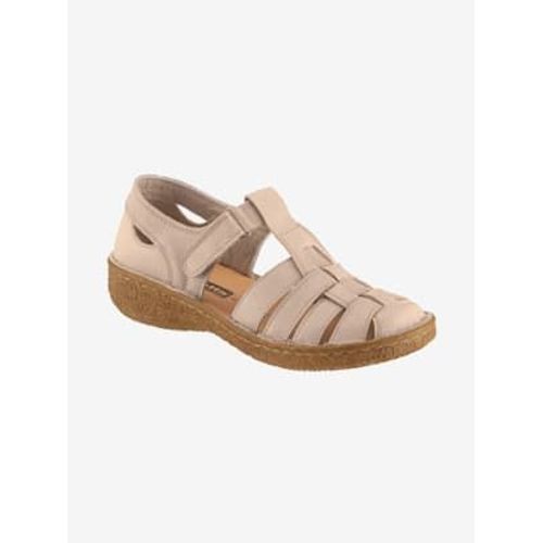 Chaussures À Bandes Auto-Agrippantes Largeur G* - Loretta - Beige - 42