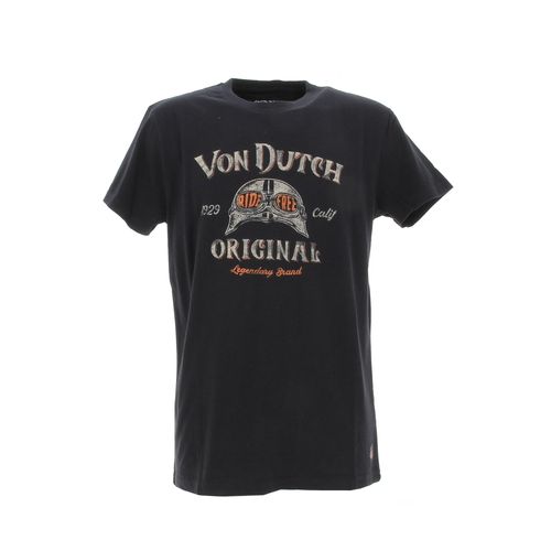 Tee Shirt Manches Courtes Von Dutch Tshirt Von Dutch Homme Co Noir S