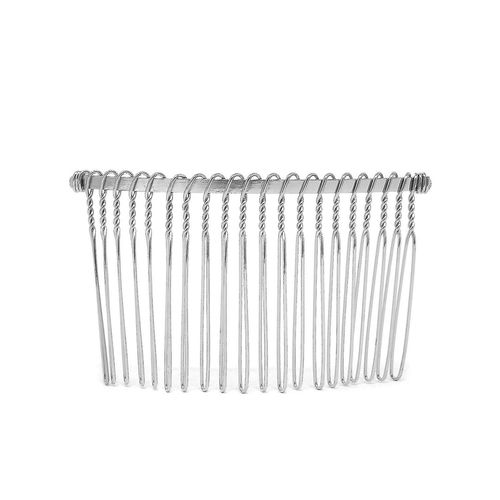 6 Pack Fancy Diy Hair Clips Wire Hair Comb Bridal Wedding Veil Peign (20 Dents)