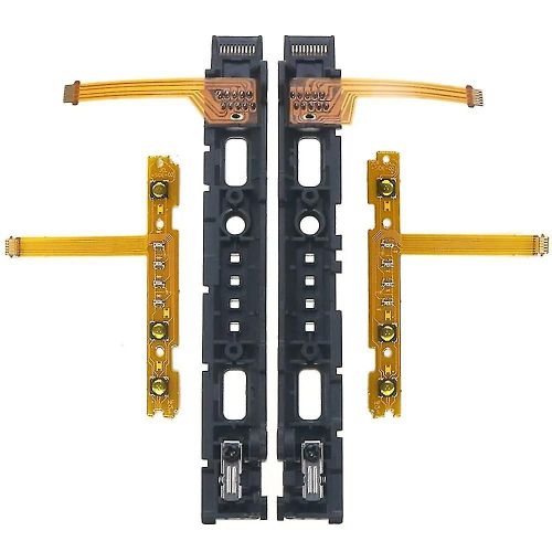Rail Coulissant Gauche Droite De Remplacement Lr Avec Câble Sl Flex Compatible Avec Nintent Switch Ns Joycon Co
