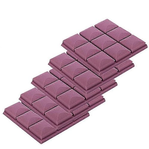 Panneaux de mousse acoustique, 5 Pack 30x30x5cm Mushroom Studio Wedge Tiles, Panneaux sonores Insonorisation Foam P
