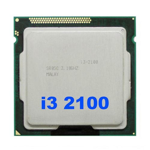 Pour processeur Core i3 2100 CPU LGA1155 3 Mo Dual Core Desktop CPU pour carte mère B75 USB Mining