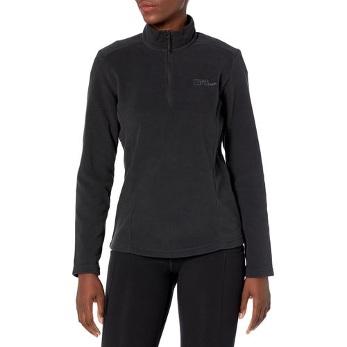 Jack Wolfskin - Women's Taunus Halfzip - Pull Polaire Taille L, Noir