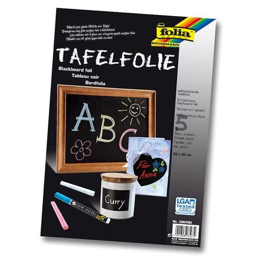 5 Feuilles Adhésives Ardoises 23x33cm