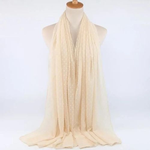 Tapez 9 Taille Unique Hijab Pom Pom Islamique Pour Femme, Long Châle, Chiffon De Luxe À Bulles, Bandeau Musul