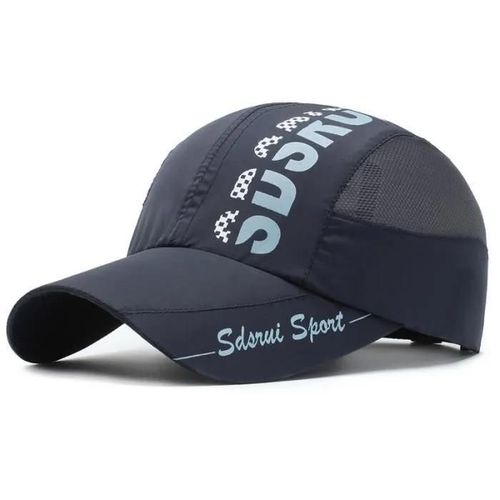Bleu Foncé - Casquette Homme Femme Chapeau De Soleil Anti-Uv Camping Voyage Sport Cool