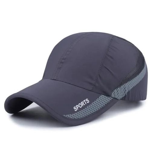 Gris Foncé - Casquette Homme Femme - Chapeau De Soleil Anti-Uv Sport Respirant - Gris Foncé - Adulte - Mixte