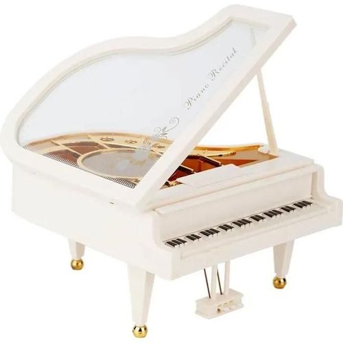 VGEBY ornement de boîte à musique Piano forme Ballet danse fille boîte à musique maison ornement boîte à bijoux enfants jouets