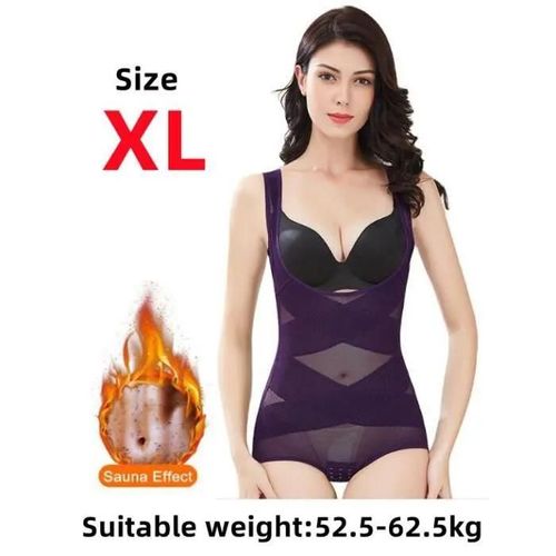 Ceinture De Sudation,Corset Minceur,Femme Gaine Amincissante,Ventre Plat Gainant Bustier Lingerie,Ceinture Abdominale,Shapewear,Xl