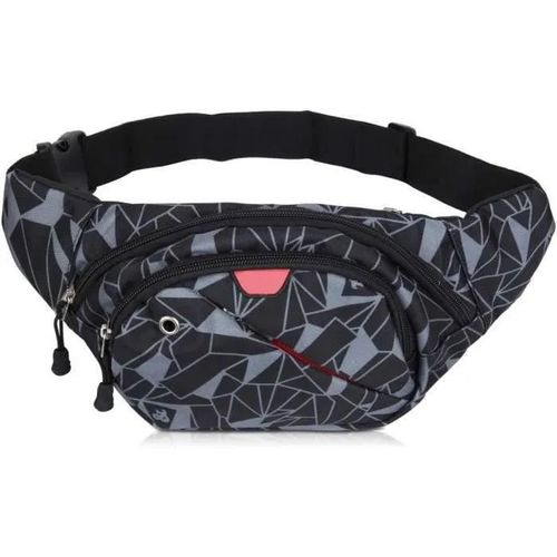 Gris - Sacoche Banane - Non spécifié - 4-Zipper - Imperméable - Ceinture Réglable - Mixte