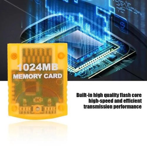 Carte Mémoire - Abi7 - 1024 Mo - Compatible Wii Et Gamecube - Protection Intégrée - Performances Rapides
