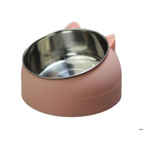 Gamelles Pour Chat Inclinées À 15 °, Gamelle Orthopédique Pour Chat, Anti-Vomissements, Anti-Déversement, Surélevée, Rose