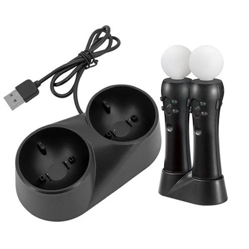Station De Charge Double, Support De Base Pour Console De Jeu Sony Ps4 Vr Move Psvr Ps 4, Accessoires De Contrôleur, Vente En Gros