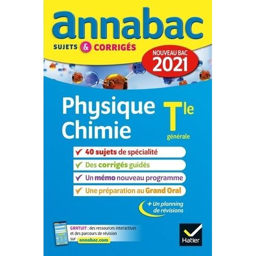 Physique Chimie Spécialité Tle Générale - Sujets Et Corrigés