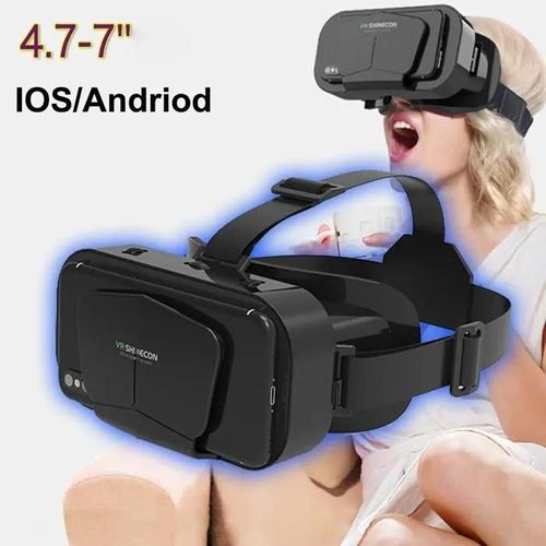 Casque De Jeu De Réalité Virtuelle 3d Pour Smartphones, Lunettes Vr G10 Imax, Google Cardboard, 4.7-7.0 Pouces