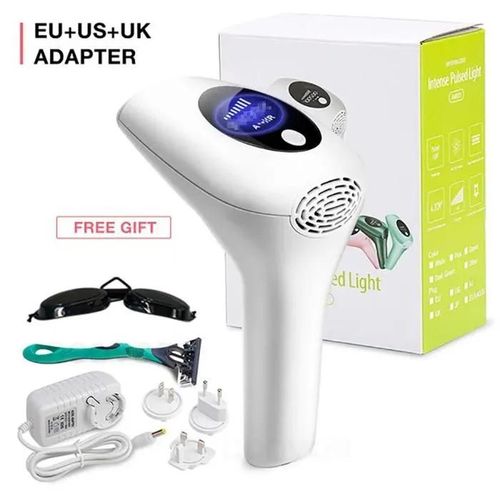 Épilateur Laser Professionnel Ipl Pour Femmes,Dispositif Dépilatoire Électrique À Lumière Pulsée Pour Le Visage Et Le Corps,White
