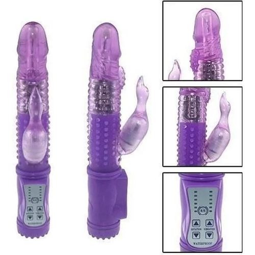 Rose_Violet - Vibromasseur Jack Rabbit Sextoy Vibrant Rotatif Godemichet Sextoys Femme