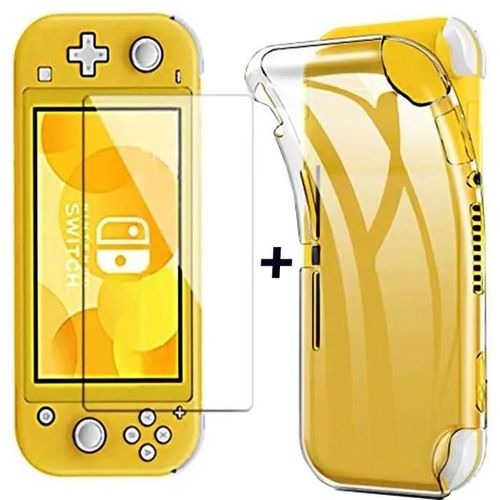 Coque Pour Nintendo Switch Lite 5.5\ Et 2 Verres Trempé - Protection Silicone Souple Film Vitre Protection Ecran - Yuan Yuan
