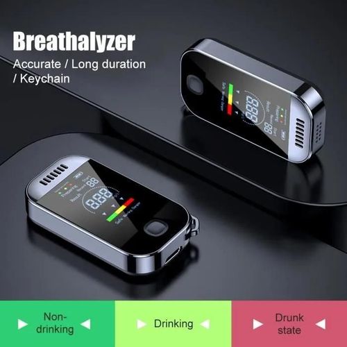 Éthylotest Electronique Alcootest, Avec Écran Lcd Lumière Et Couleur, Usb ,50 Enregistrements De Groupe, Alcootest 0.000   0.199%