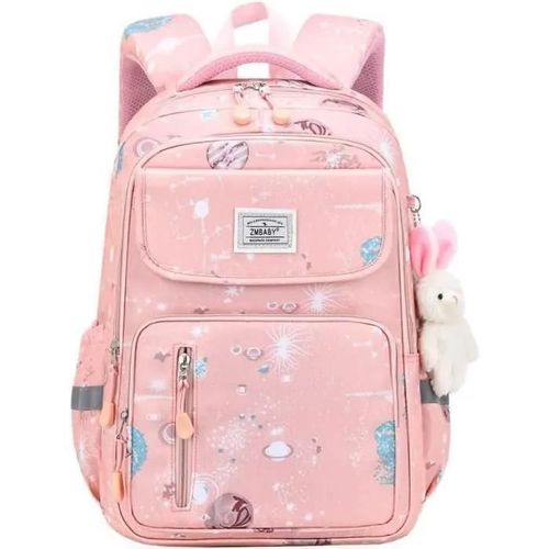 Rose - Cartable Fille Primaire - LECOO - Kawaii - Rose - Nylon imperméable - Grande capacité