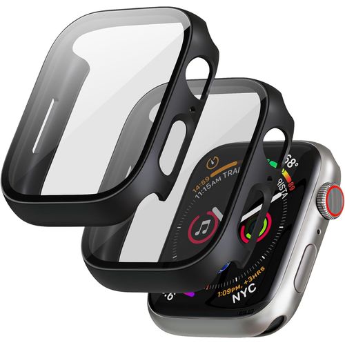 2 Pack Apple Watch Series 9/8/7 Shockproof Case With Screen Protector,Hard Pc Case For Apple Watch Series 8,Series 7,41mm,Shockproof Protective Case For