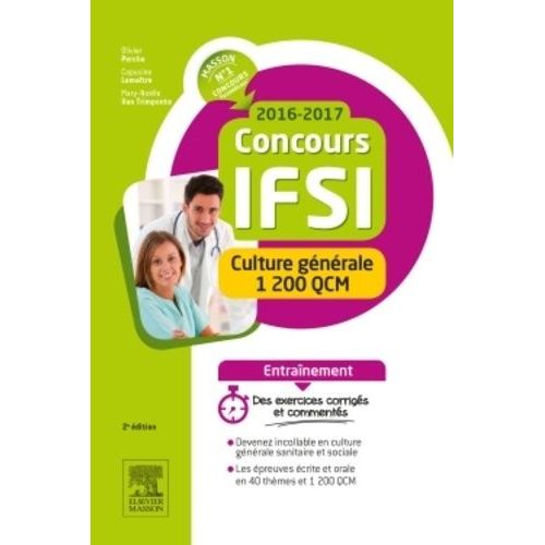 Concours Ifsi 2016-2017 - Culture Générale 1200 Qcm