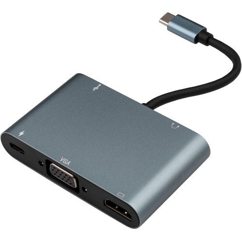 Hub USB C,Station d'accueil pour Adaptateur USB C vers HDTV VAG,Type C vers 4K HDTV,1080P VGA,AV,5 Gbit/s USB3.0,PD 100W Adaptateur de Charge Rapide pour MacBook Pro/MacBook Air.[W978]